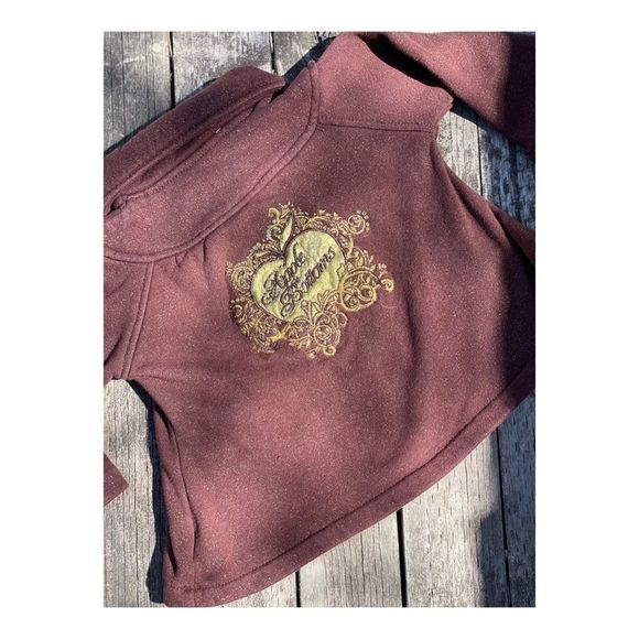 Y2K Apple Bottoms Bolero Sweater Chocolate Gold - Picture 5 of 10